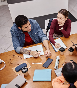 Career Changers in a meeting photo