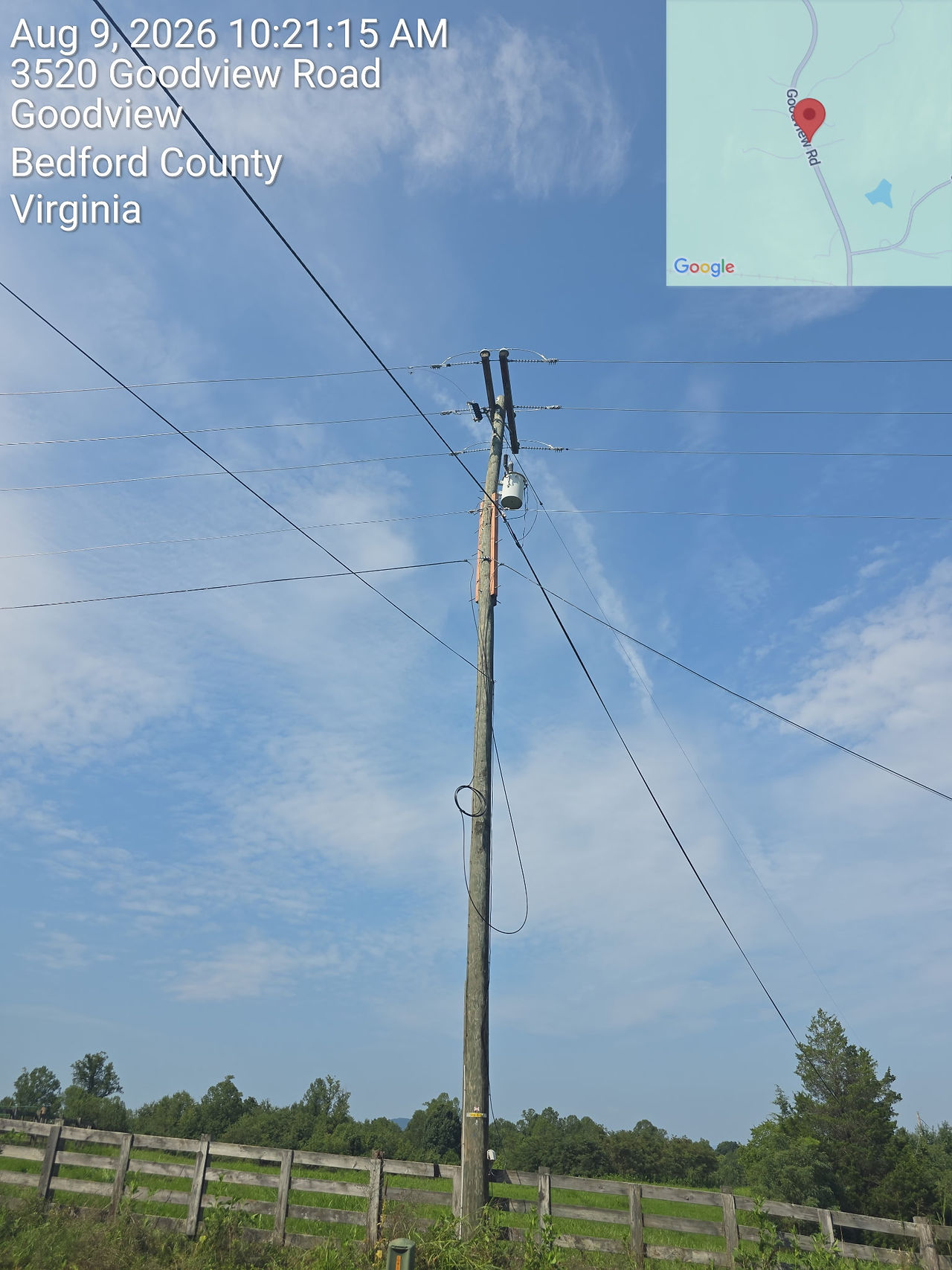 Top of Power Pole 