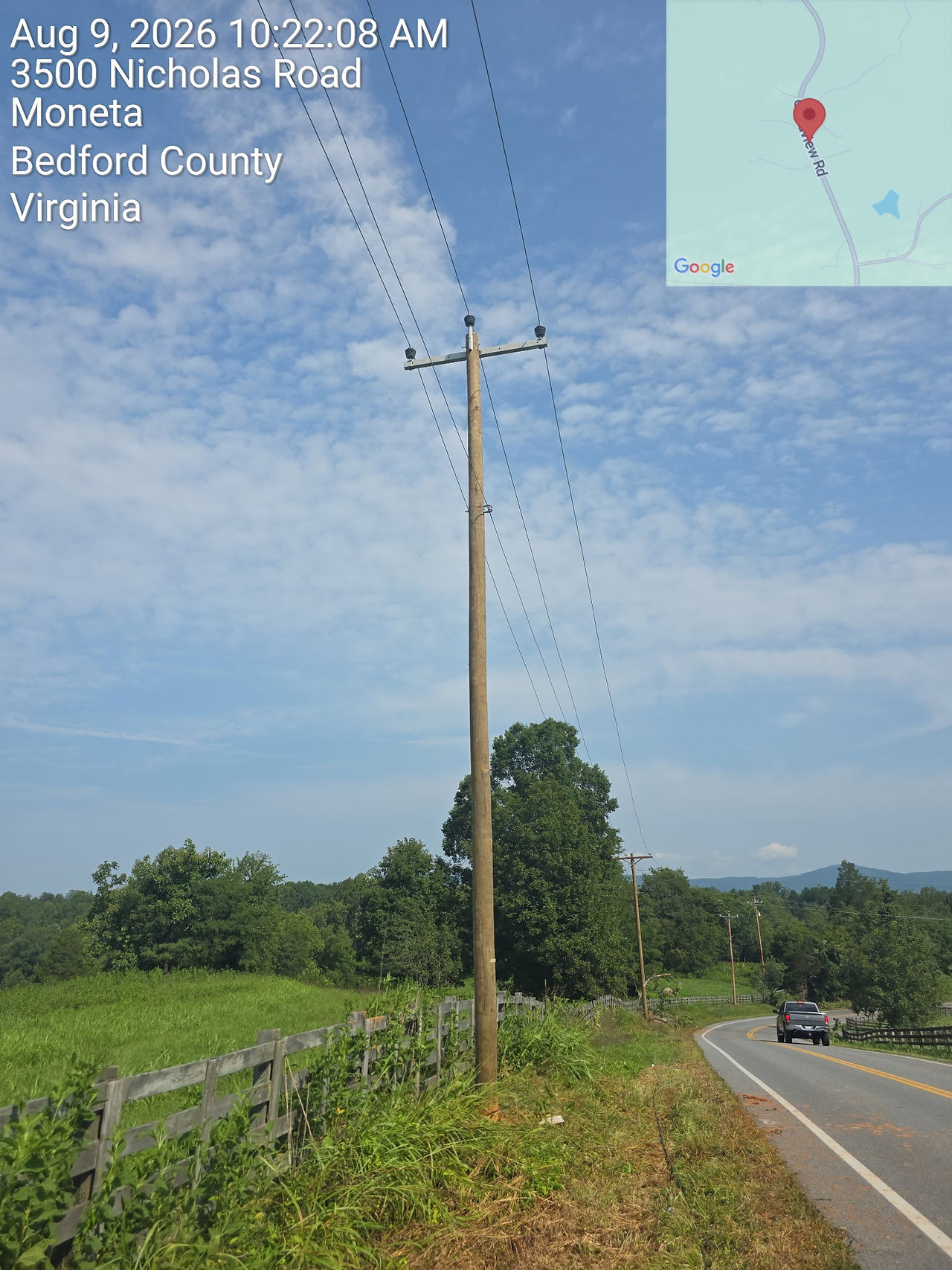 Whole power pole 