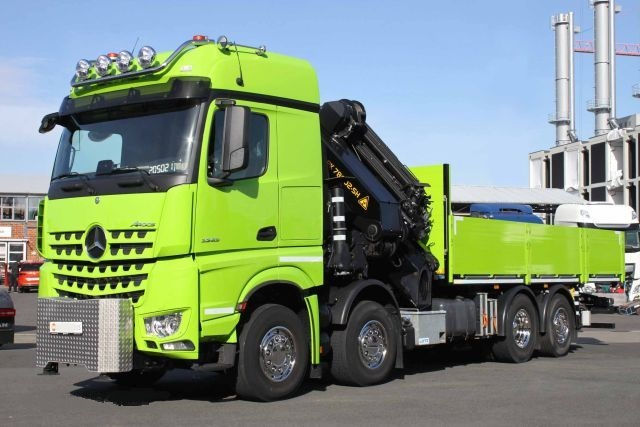 LE 2496 CONRAD 3088 Camion 1/50 1:50 Mercedes EPS porte grue Krosche En Boîte LE 2496 CONRAD 3088 Camion 1/50 1:50 Mercedes EPS porte grue Krosche En Boîte