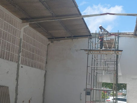 Conservação - prédios da Paróquia passam por intervenções: