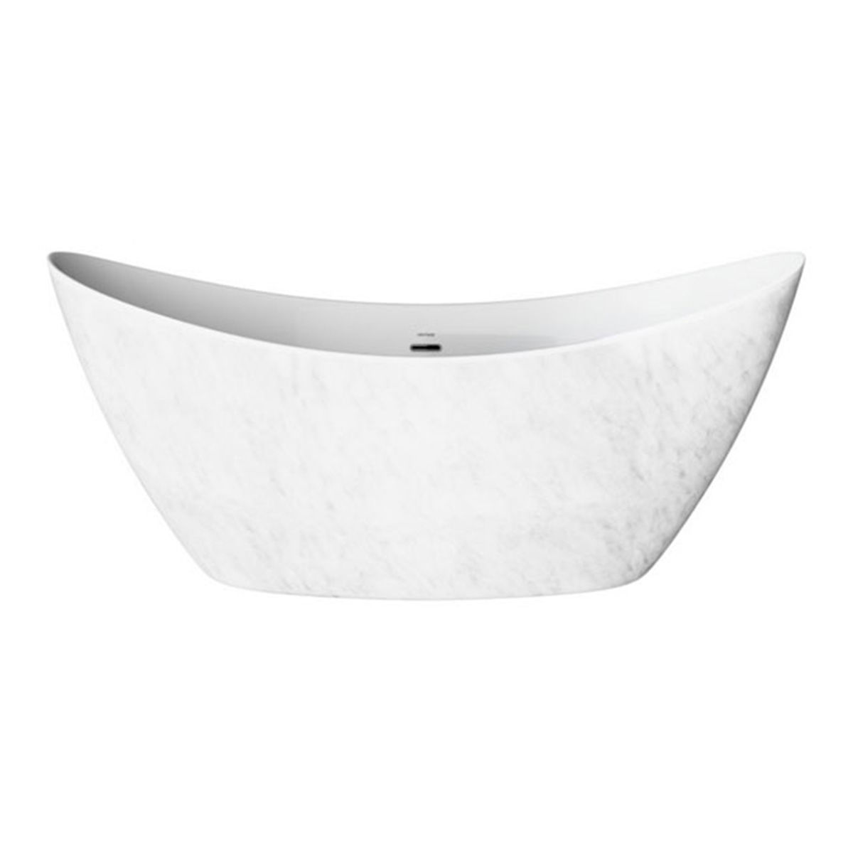 Wenlock Marble Effect Freestanding Acrylic Double Ended Bath by Heritage