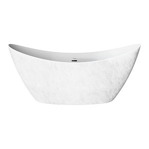 Wenlock Marble Effect Freestanding Acrylic Double Ended Bath | Heritage