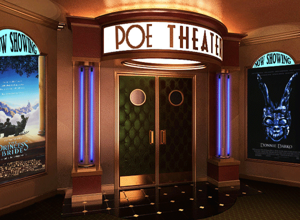 Underground Poe Theater Entrance