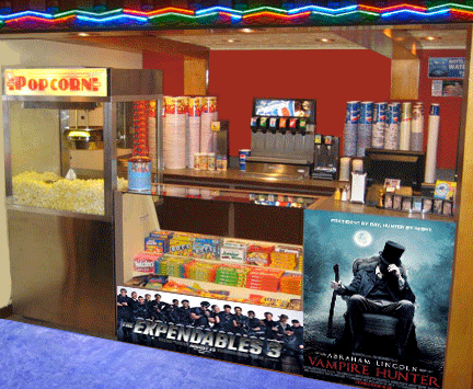 Poe Theater Concessions stand