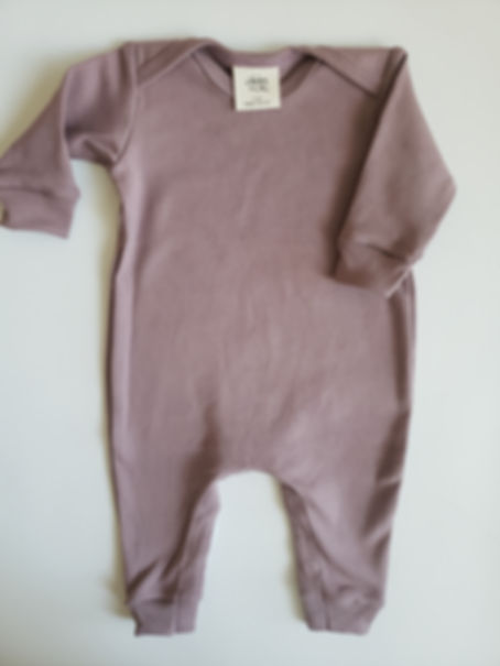 Emersyn Romper in Plum - Organic Cotton Romper