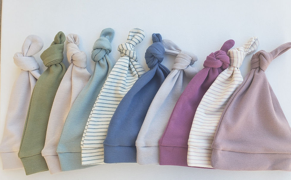 Thumbnail: Luke in Sand- Organic Cotton Knotted Hats