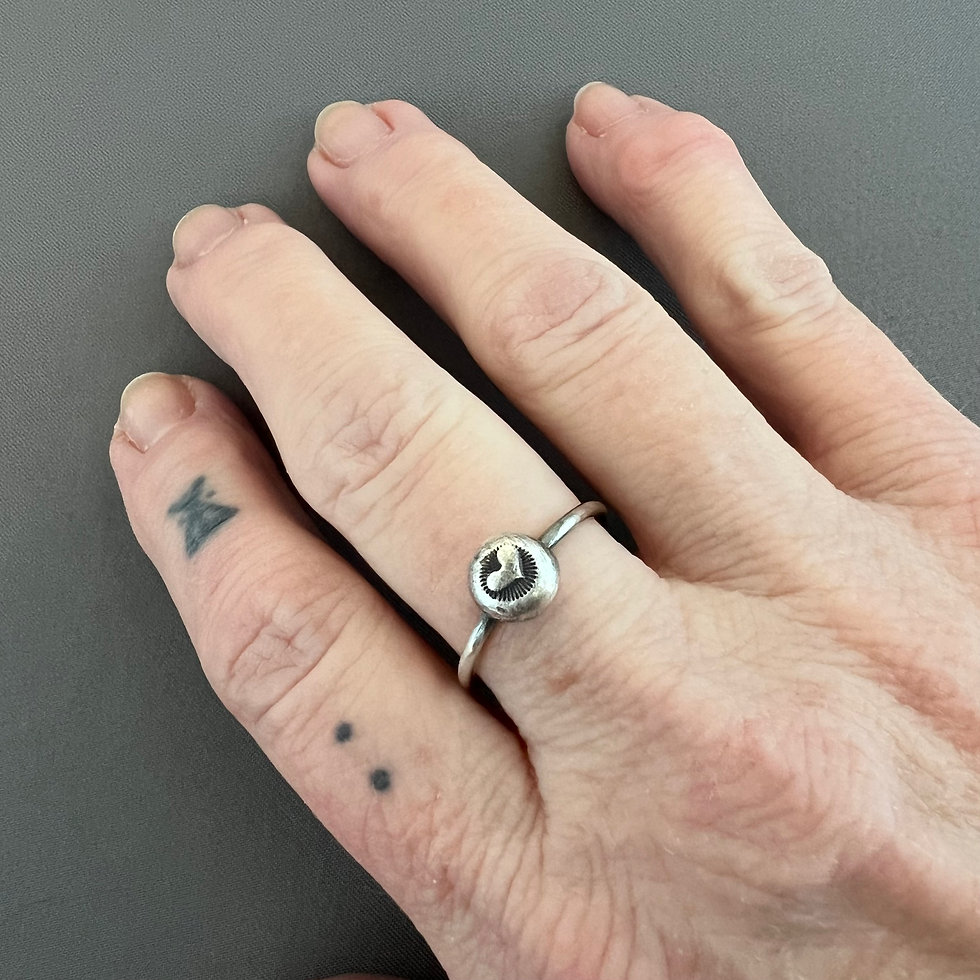 Thumbnail: Recycled Silver Heart Ring A Day 2025 26/365