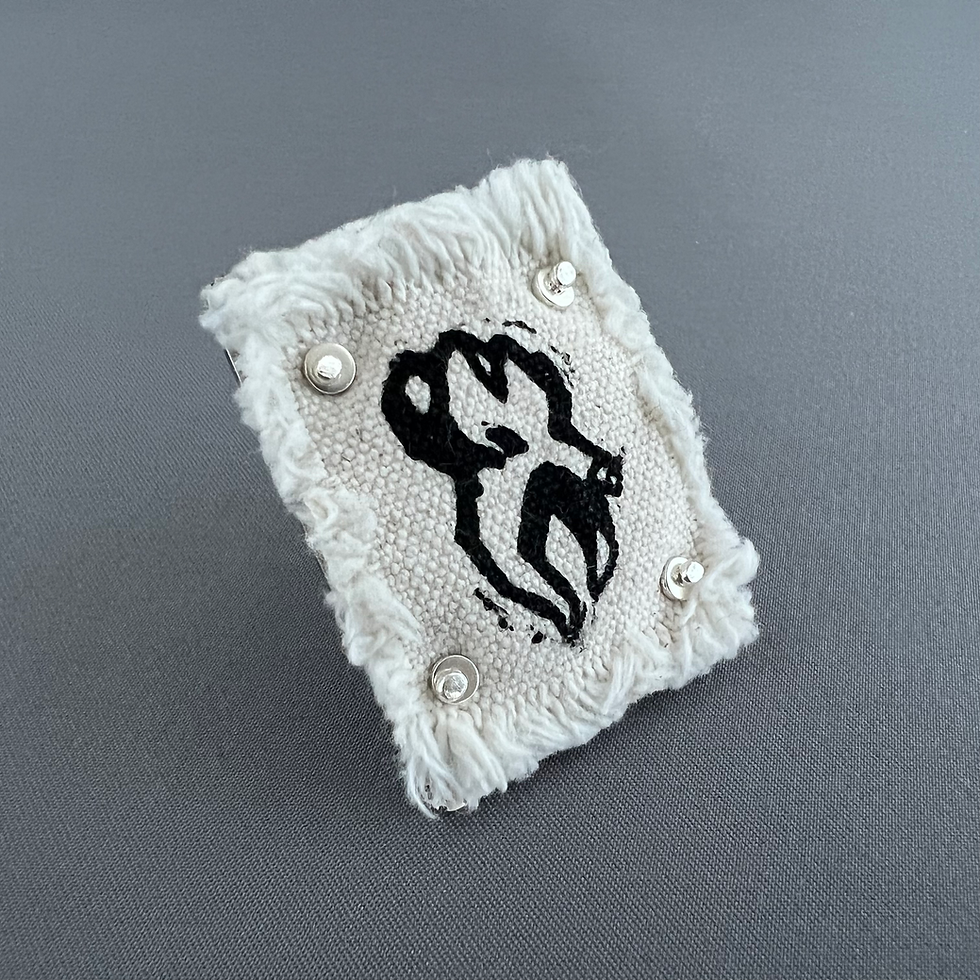 Printed Canvas Tooth Ring A Day 2025 37/365