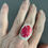 Thumbnail: Acrylic Pink Cabochon Ring A Day 2025 230/365 Sweetest