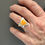 Thumbnail: Acrylic Orange Cabochon Ring A Day 2025 177/365 Creamsicle