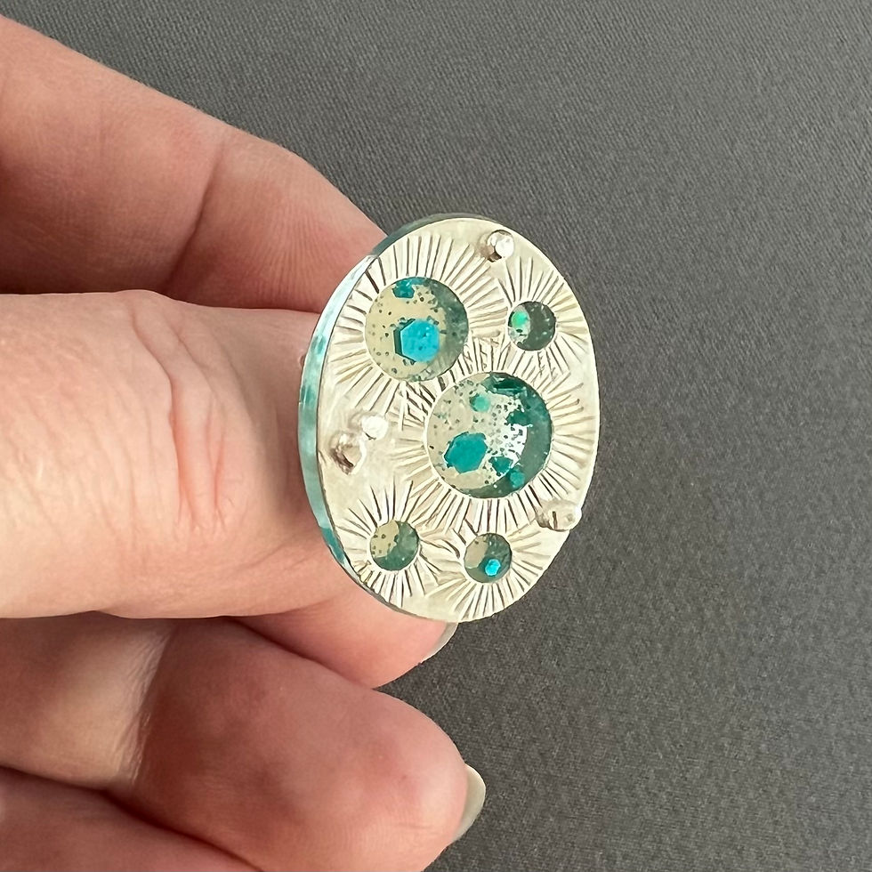 Thumbnail: Starburst Acrylic Sheet Ring A Day 2025 210/365 Glitter