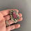 Thumbnail: Caged Series Granulated Cloud Cobaltan Calcite Ring