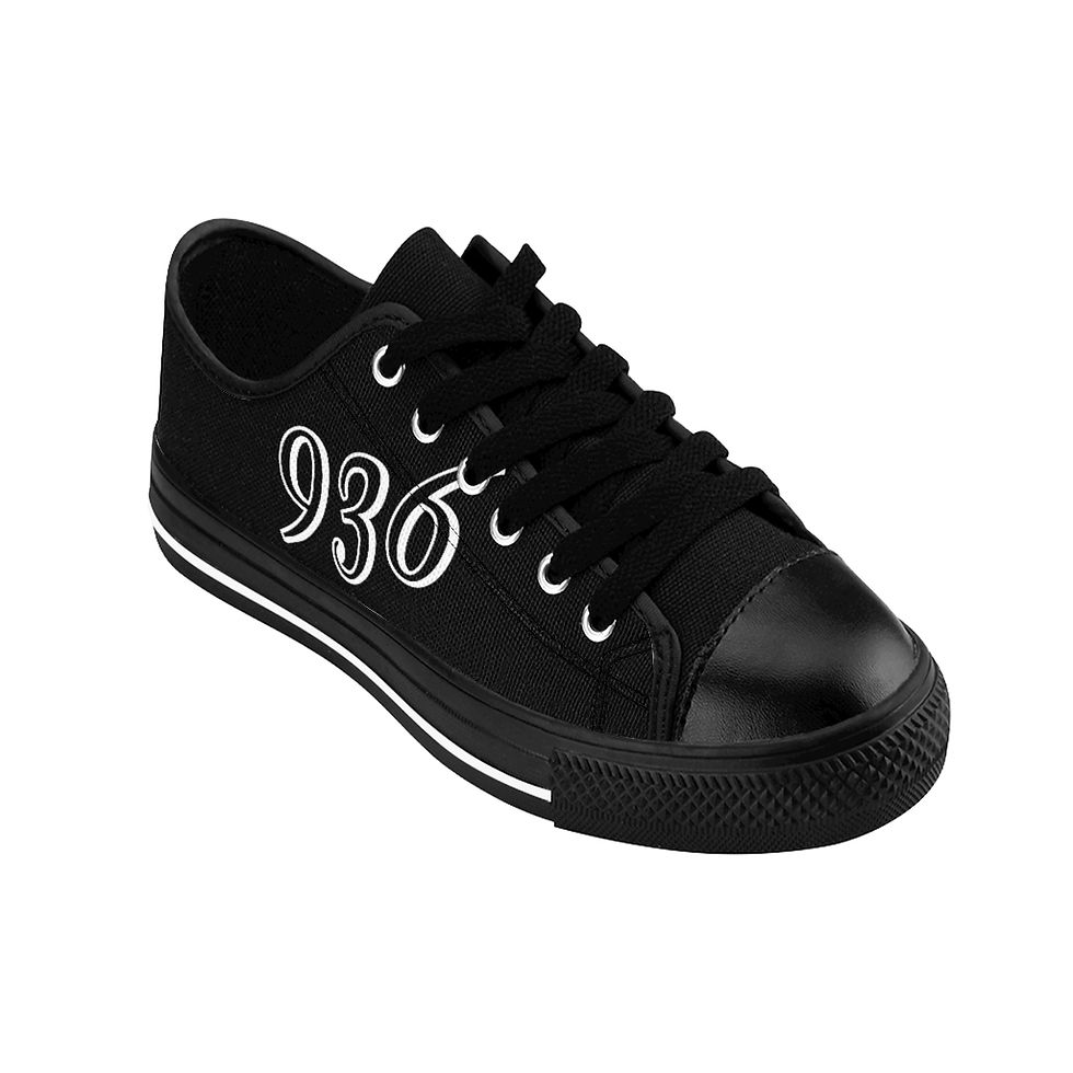 Thumbnail: 936 Area Code Sneakers(White Lettering)
