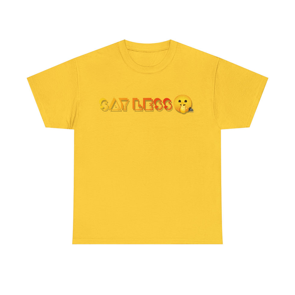 Thumbnail: "Say Less" *DS Heavy Cotton Tee
