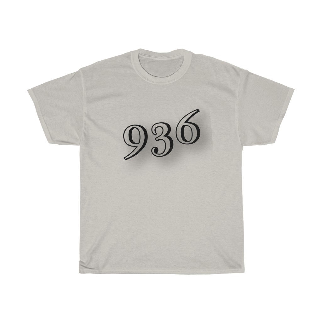 936 Heavy Cotton Tee(Black Lettering)