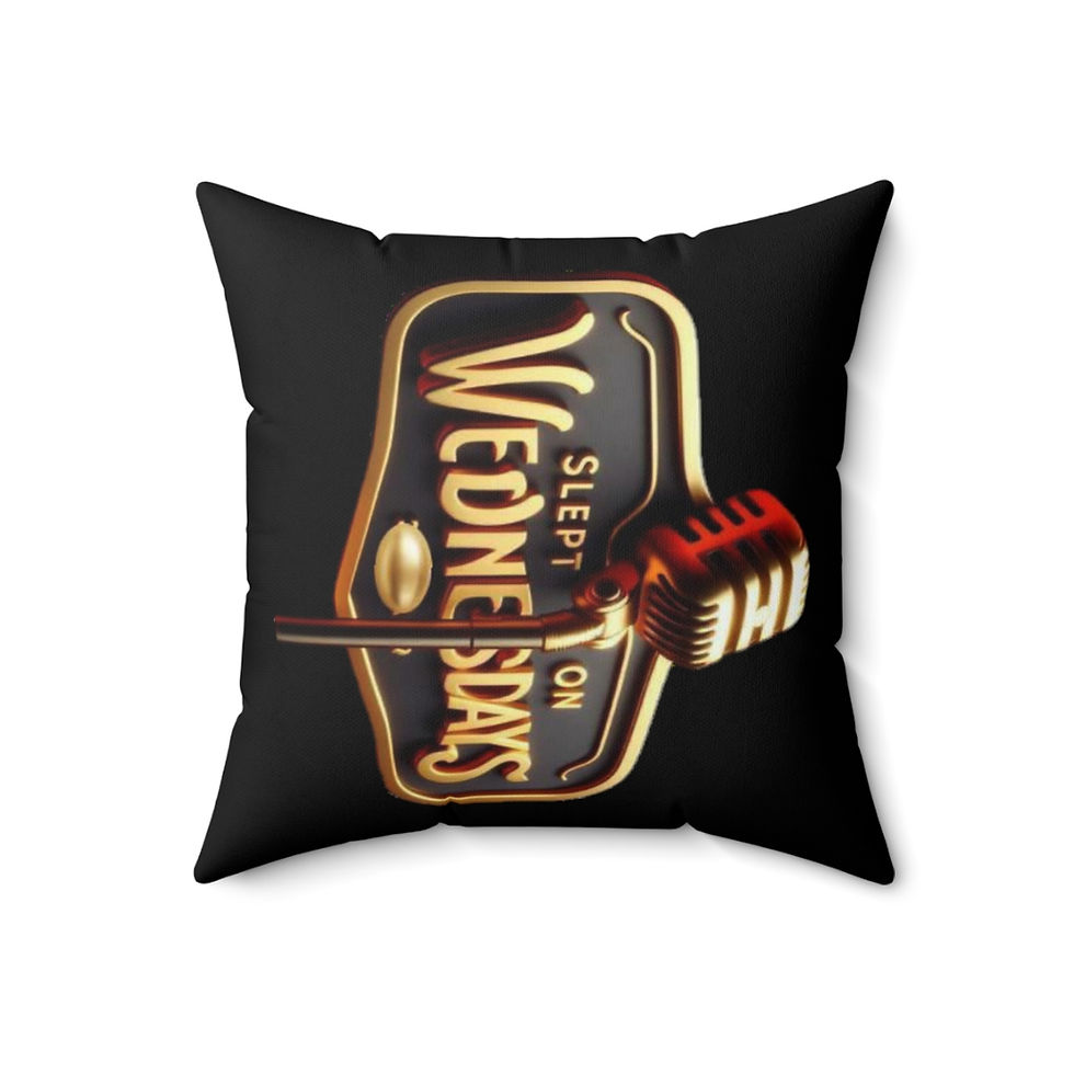 Thumbnail: Slept On Wednesdays Faux Suede Pillow