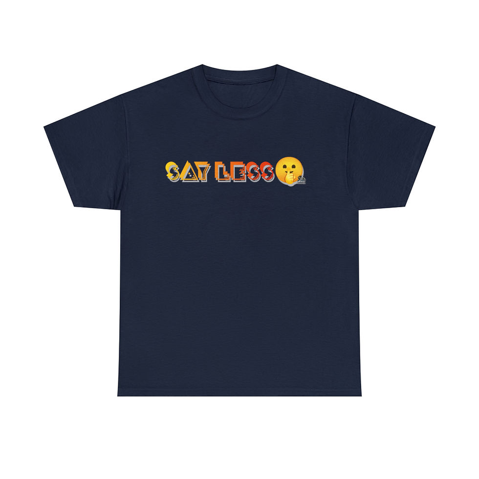 Μικρογραφία: "Say Less" *LS Heavy Cotton Tee
