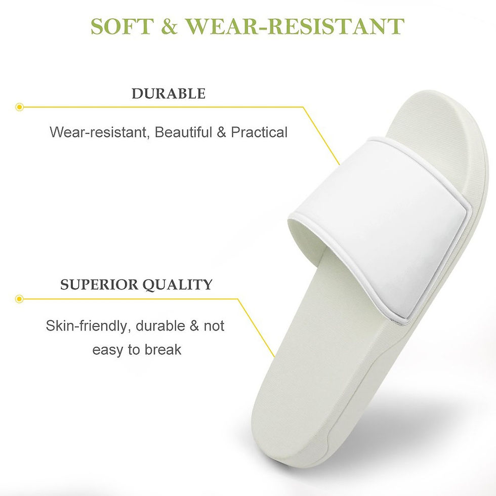 Thumbnail: Custom Shoes Adults' Black/White Slippers Non Slip Slippers