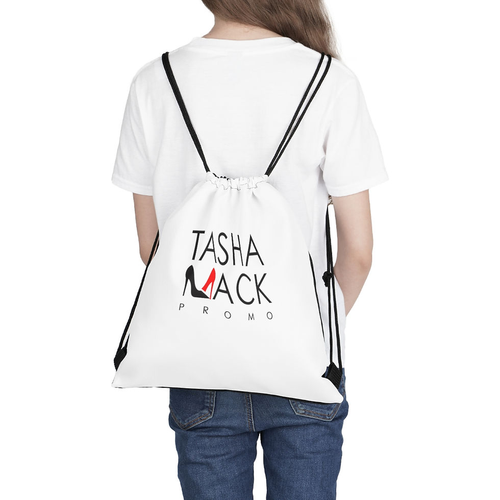 Thumbnail: "Tasha Mack Promo" Drawstring Bag