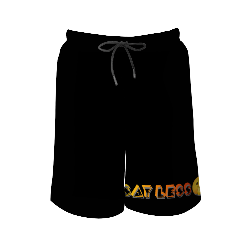 "Say Less" Swim Trunks