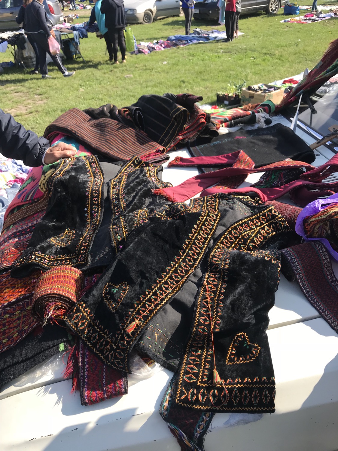 vintage Ukrainian waistcoat on sale in Kosiv