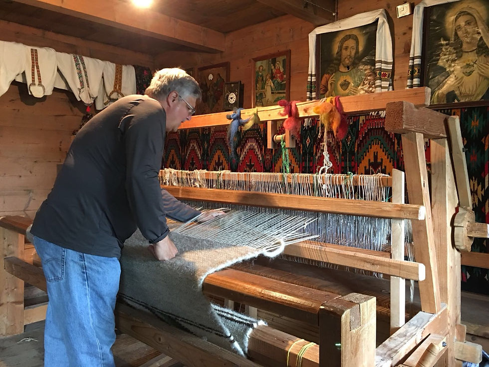 Weaving workshop in Yavoriv