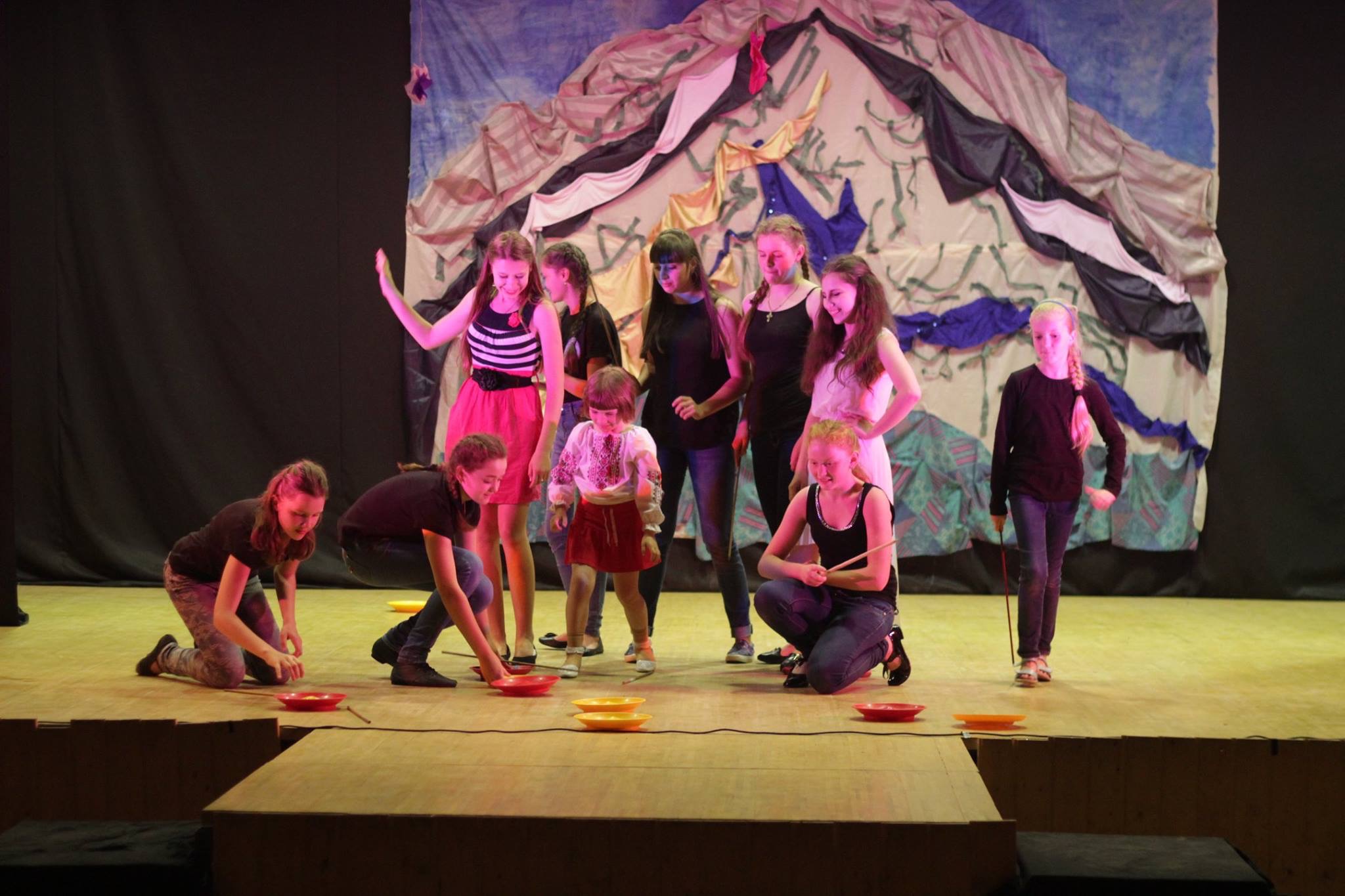 Performance by youth theatre group