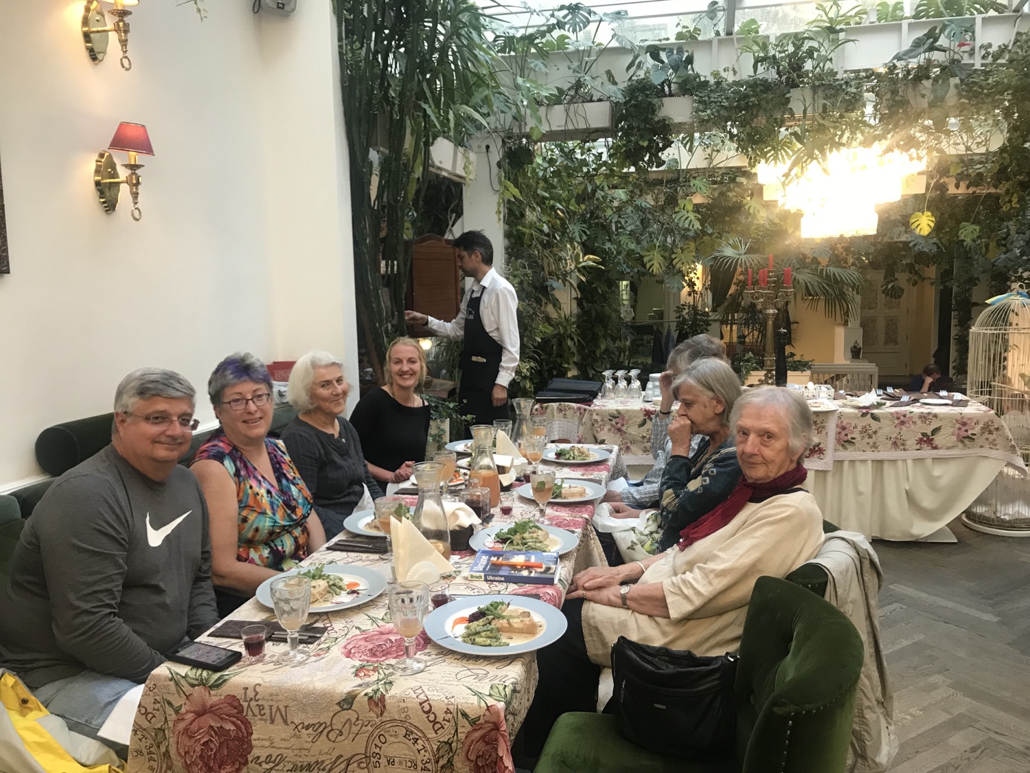 Last evening meal in Lviv