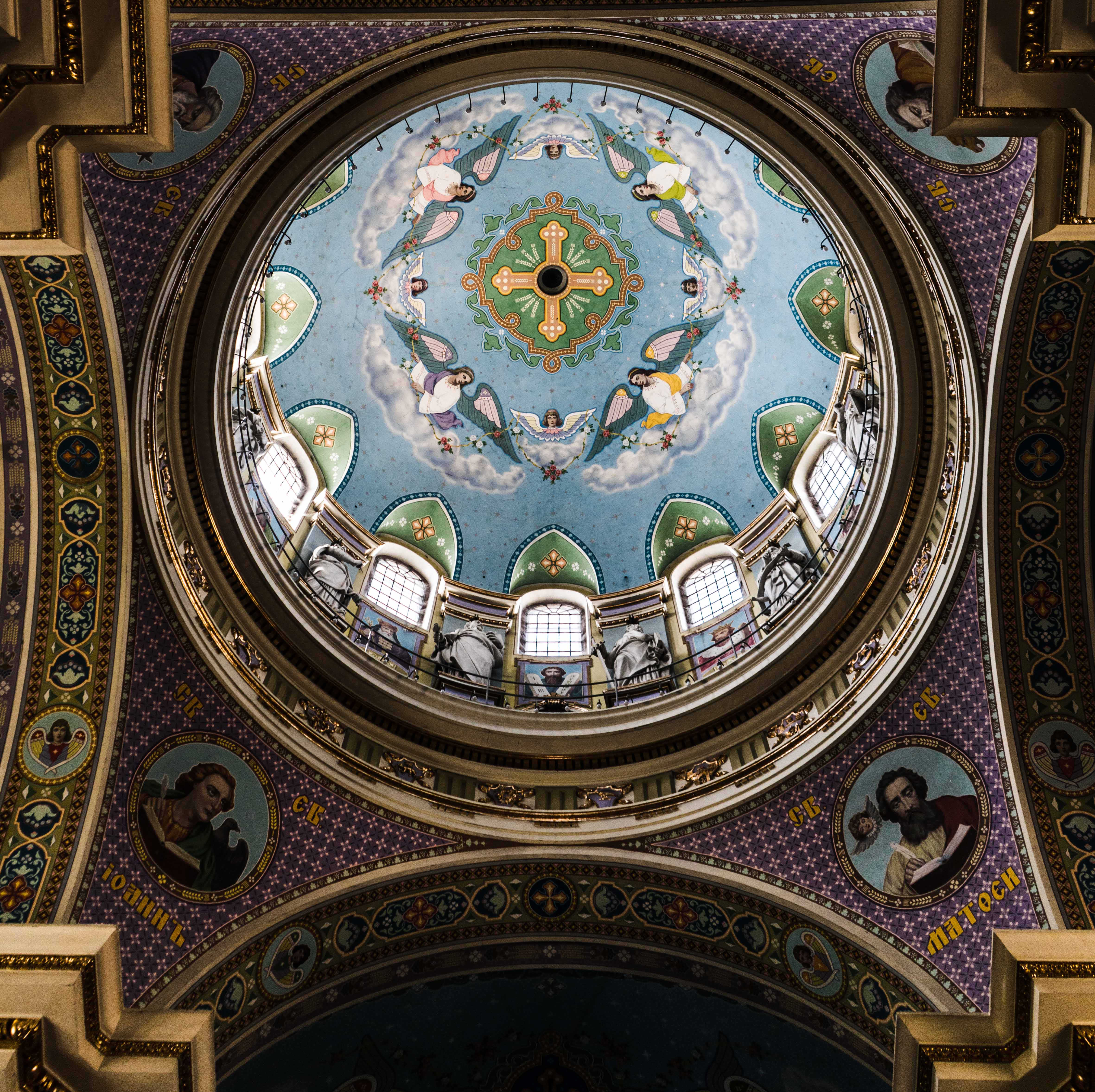 Inside of one of Lviv Cathedrals.