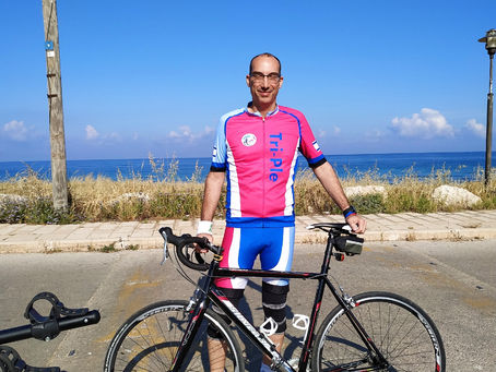 אימון רכיבה וריצה עם הבן הגדול שלי ..2.5.2020