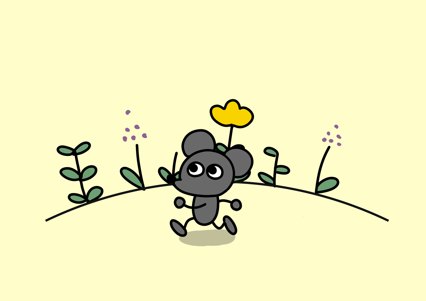 ねずみ��　道行く.gif