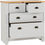 Thumbnail: Ludlow 2+2 Drawer Chest in Grey/Oak Lacquer