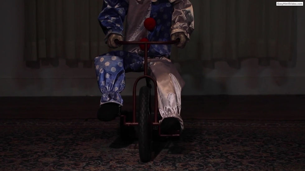 Thumbnail: 32" Tricycle Clown Animated Prop