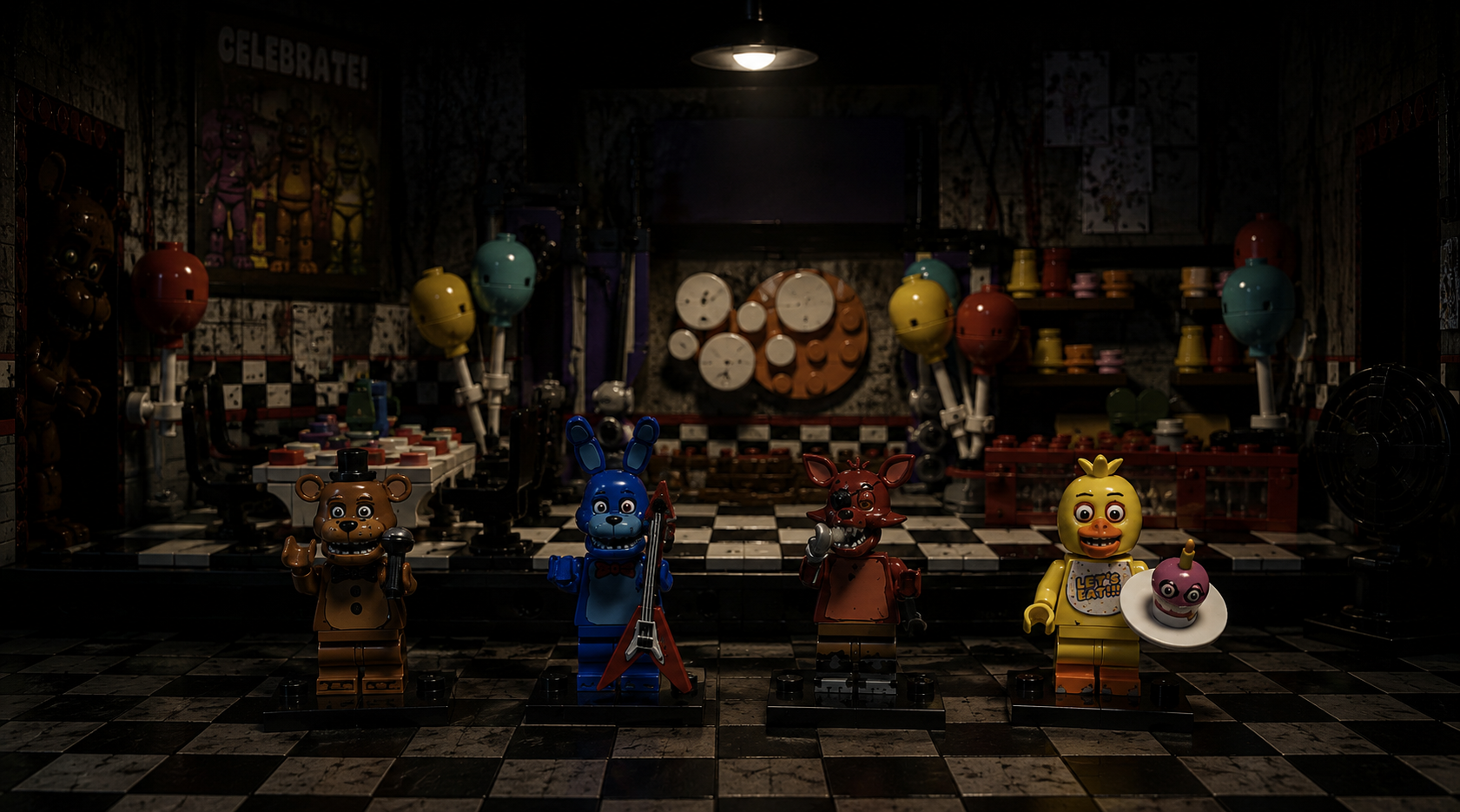 Mini-Fig Five Nights of Freddy Playset