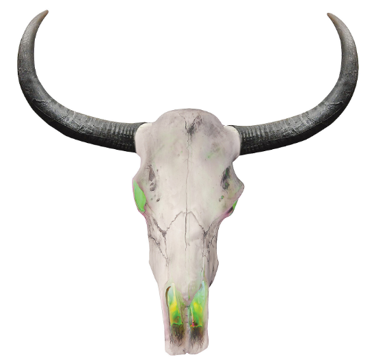 Thumbnail: Lightup Longhorn Skull Decoration