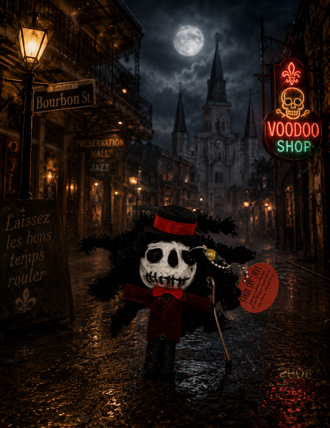 Skull & Bones Voodoo Doll