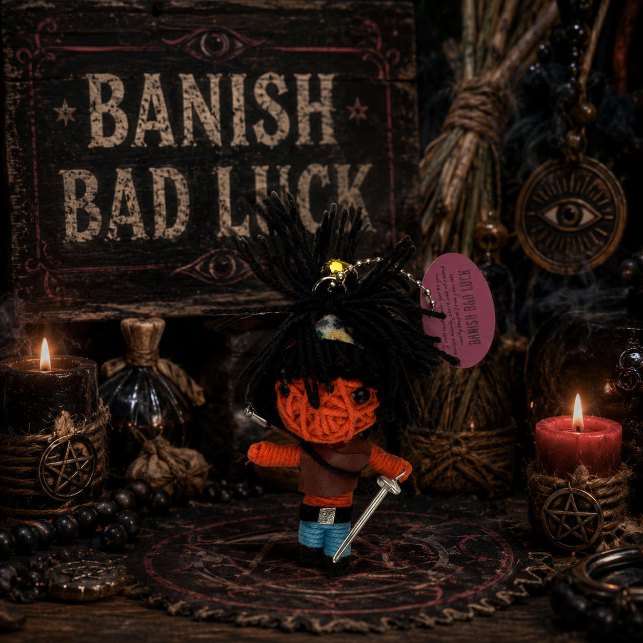 Banish Bad Luck Voodoo Doll