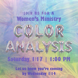 Women's Ministry: Color Analysis