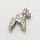 Thumbnail: Vintage 925 Sterling Silver Poodle Dog Charm
