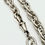 Thumbnail: Vintage Solid 925 Sterling Silver Fancy Link Bracelet 