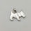 Thumbnail: Vintage 925 Sterling Silver Terrier Dog Pendant