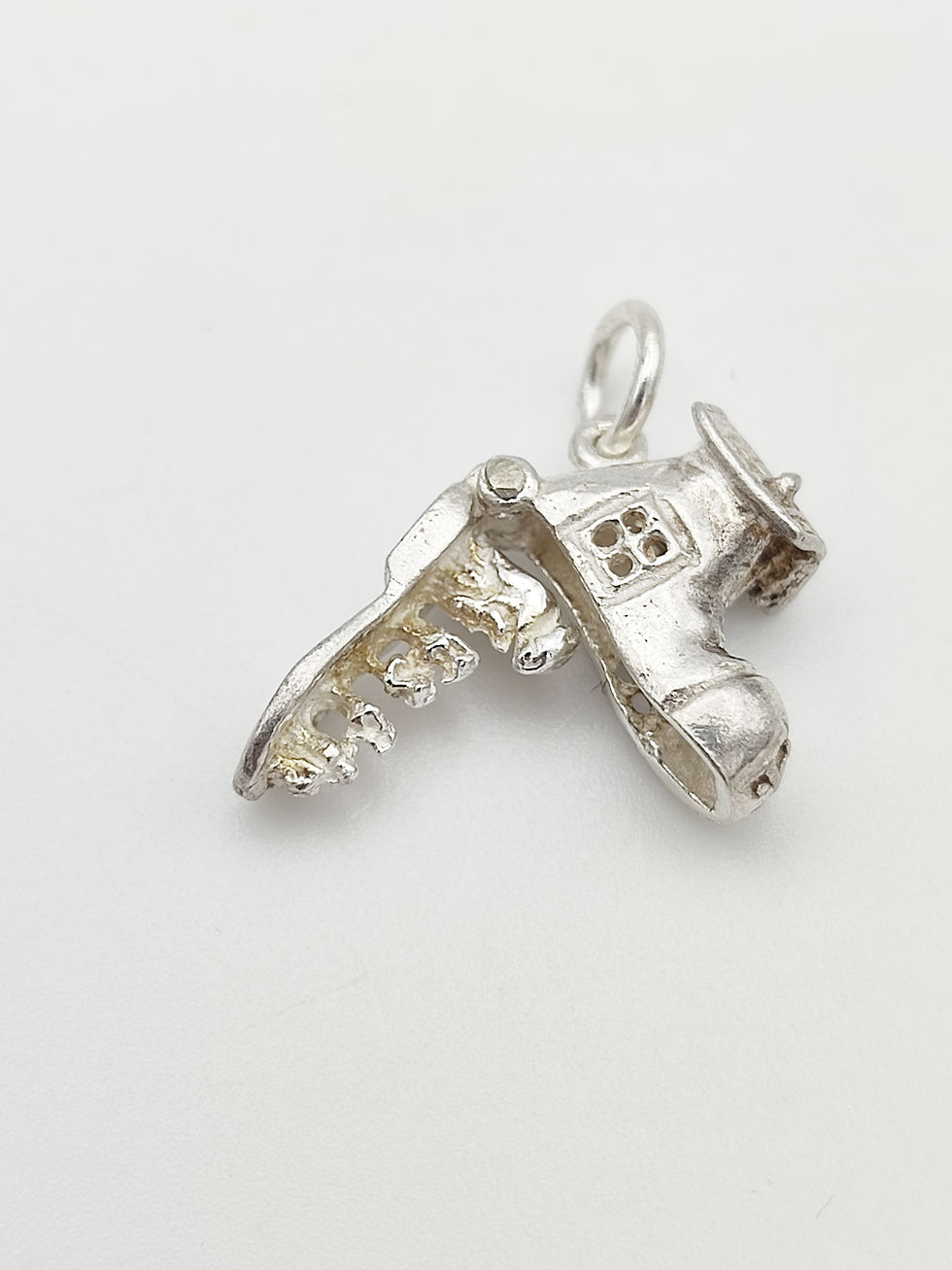 Thumbnail: Vintage 925 Sterling Silver The Old Woman Who Lived In A Shoe Charm 