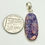 Thumbnail: Vintage 925 Sterling Silver Dichroic Glass Pendant