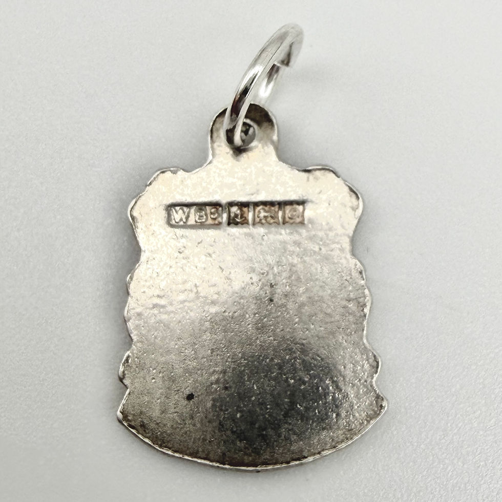 Thumbnail: Vintage 925 Sterling Silver Stratford-Upon-Avon Travel Charm 