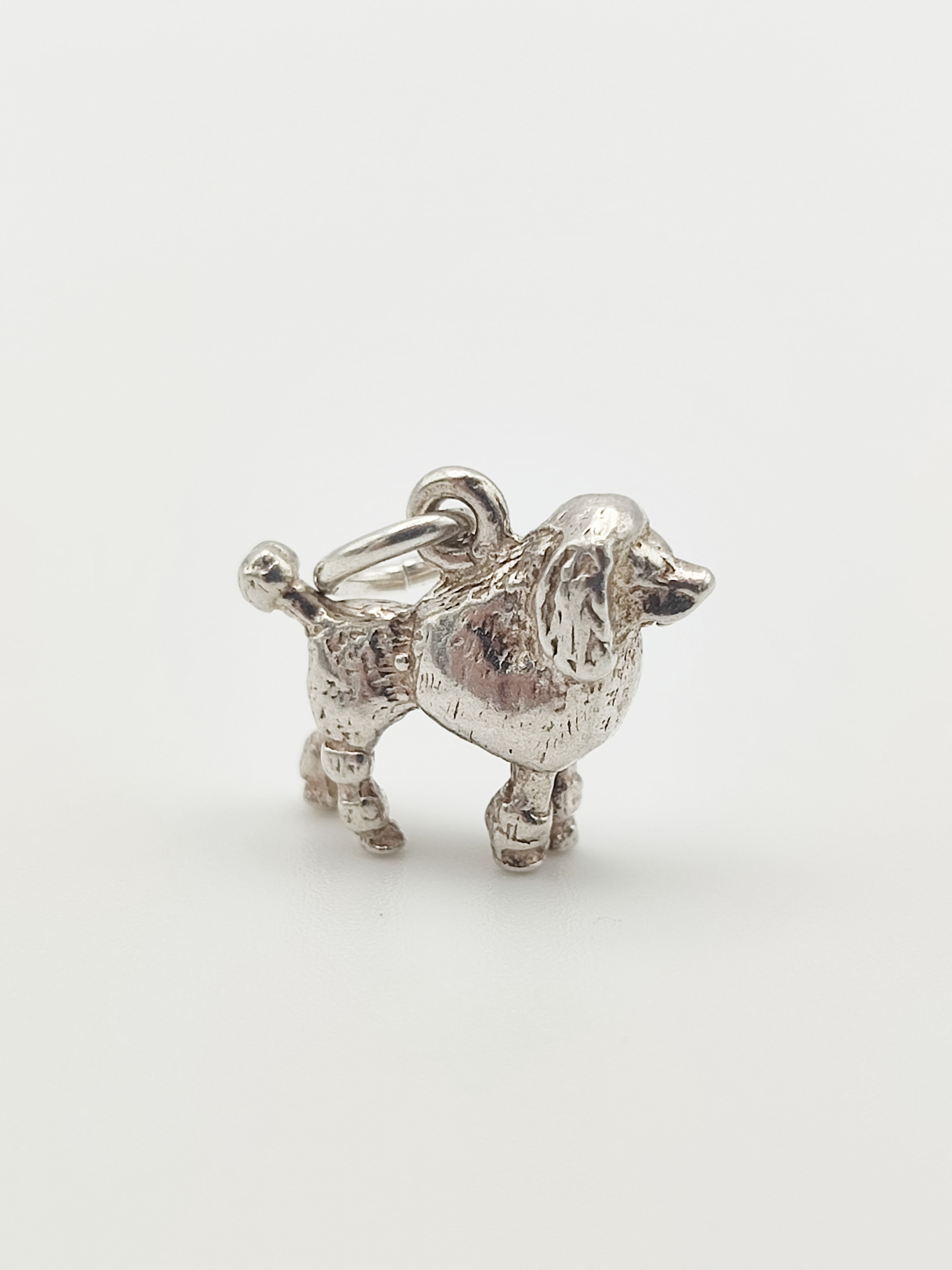 Vintage 925 Sterling Silver Poodle Charm.
