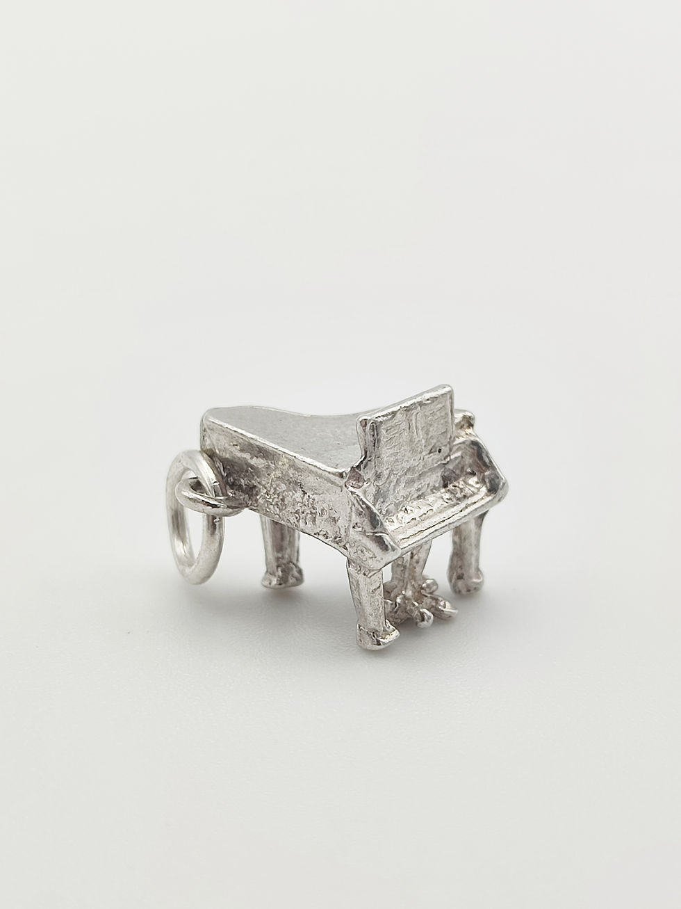 Vintage 925 Sterling Silver Piano Charm.