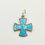 Thumbnail: Vintage 925 Sterling Silver Catholic Cross Charm 