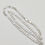 Thumbnail: Vintage 925 Sterling Silver Figaro Link Chain Necklace 