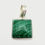 Thumbnail: Vintage 925 Sterling Silver Malachite Pendant